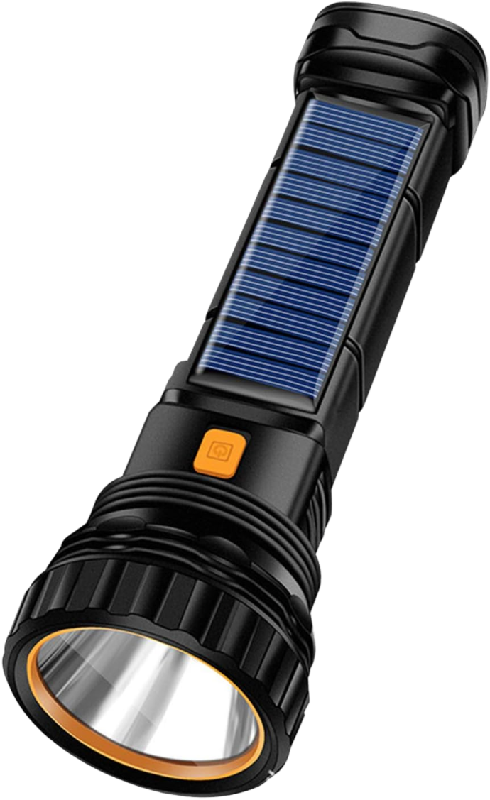 Solar/Rechargeable Multi Function 1000 Lumens LED Flashlight