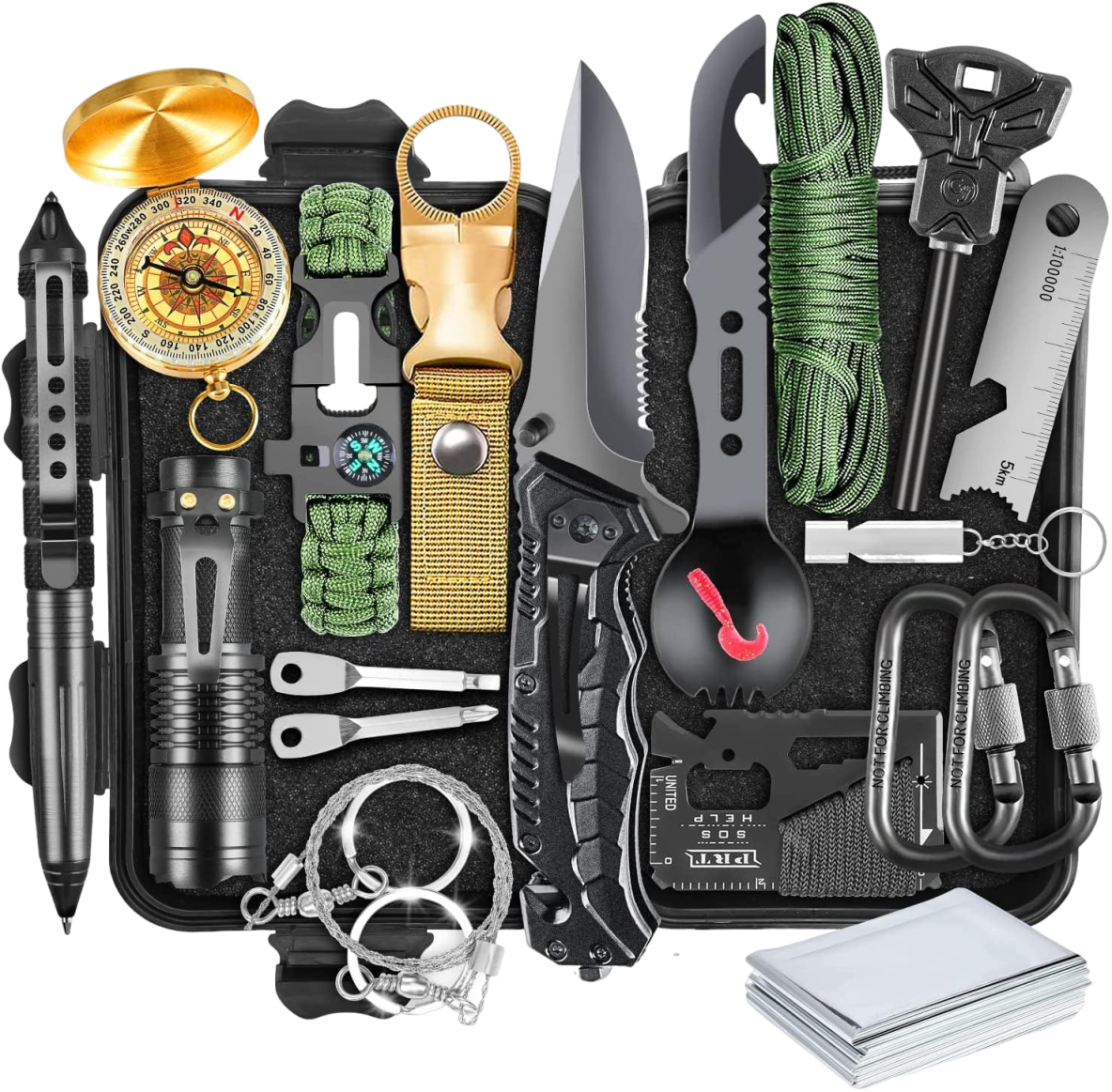 Survival Kit, Gifts for Men Dad Husband, Emergency Survival Gear and Equipment